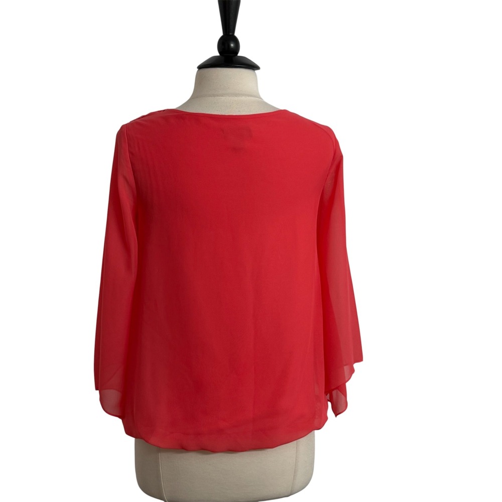 Alyx Women's Semi Sheer Chiffon Blouse - Picture 6 of 8